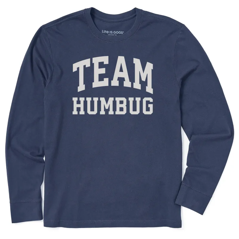 Men's Team Humbug Arch Long Sleeve Crusher Tee sold by Life is Good