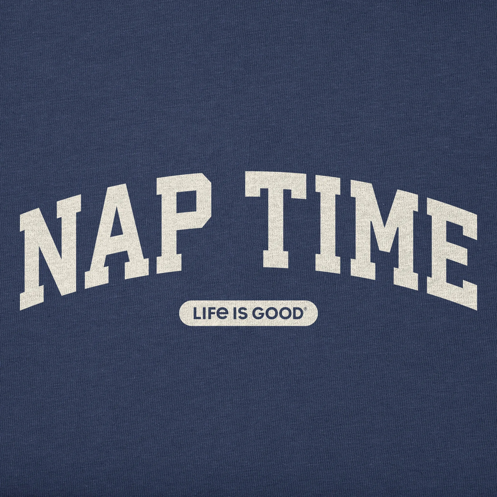 Men's Nap Time Arch Long Sleeve Crusher Tee sold by Life is Good product image thumbnail 2