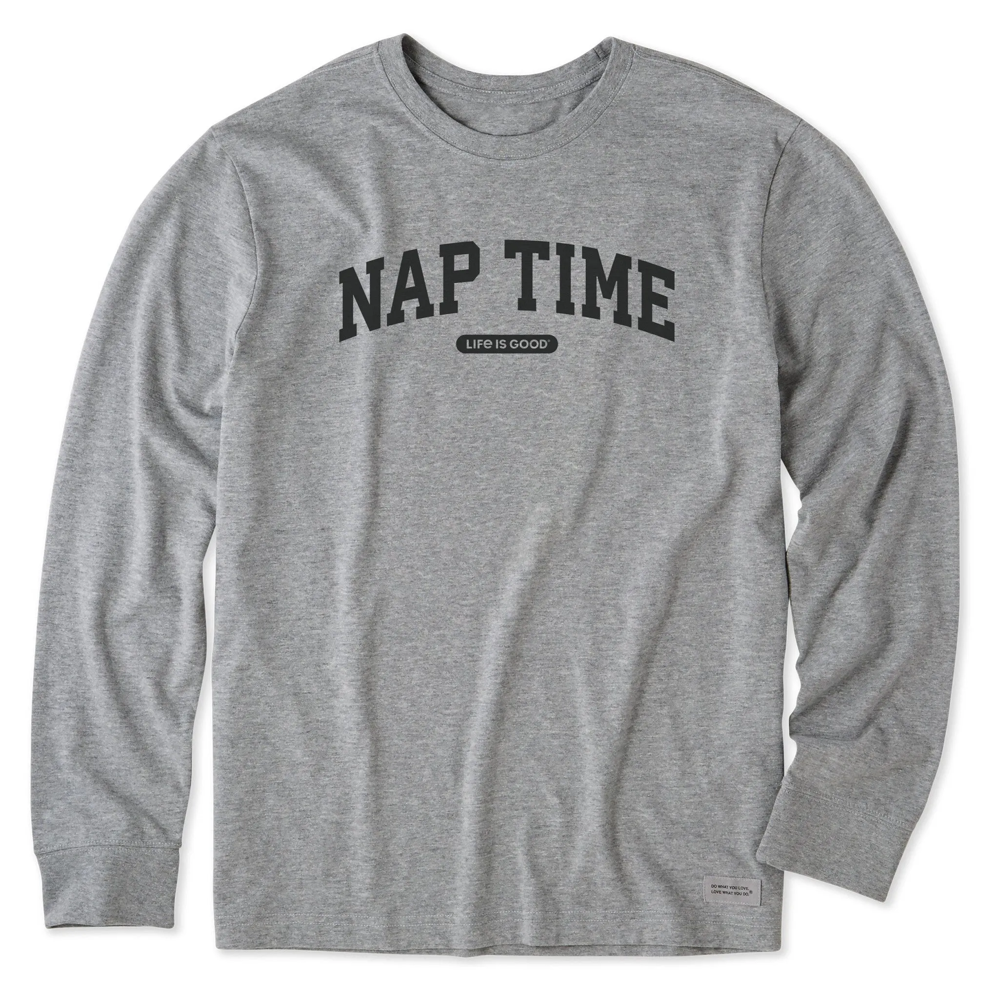 Men's Nap Time Arch Long Sleeve Crusher Tee sold by Life is Good product image thumbnail 5