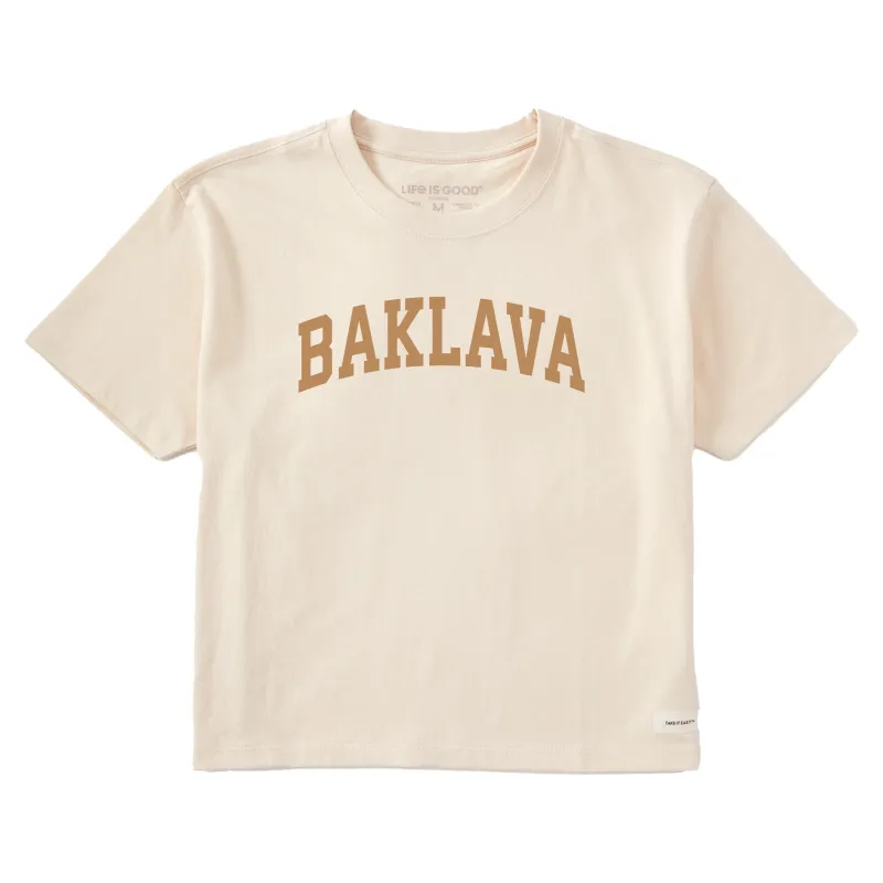 Women's Baklava Arch Short Sleeve Crusher Boxy Tee sold by Life is Good
