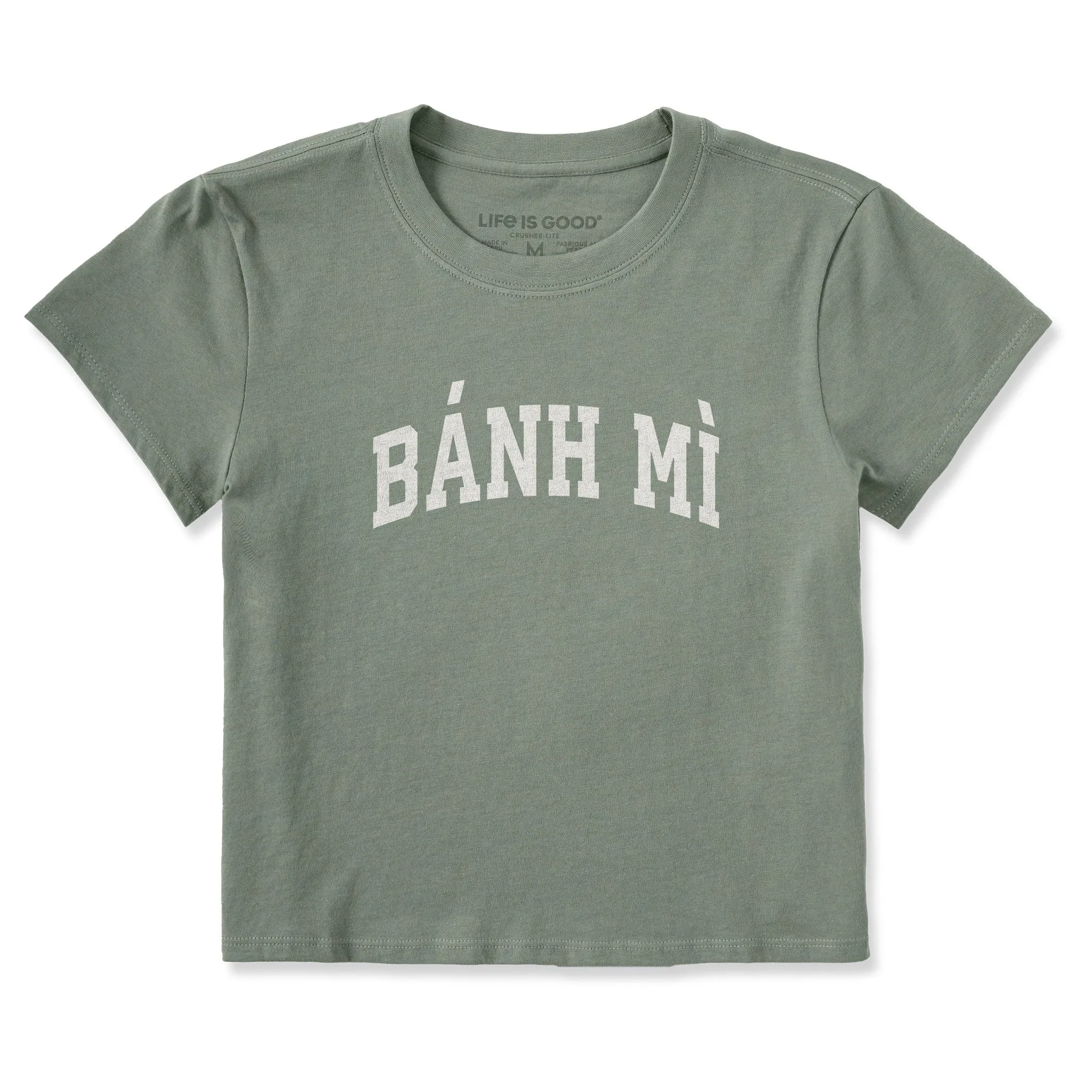 Women's Banh Mi Arch Crusher-LITE Shrunken Tee sold by Life is Good