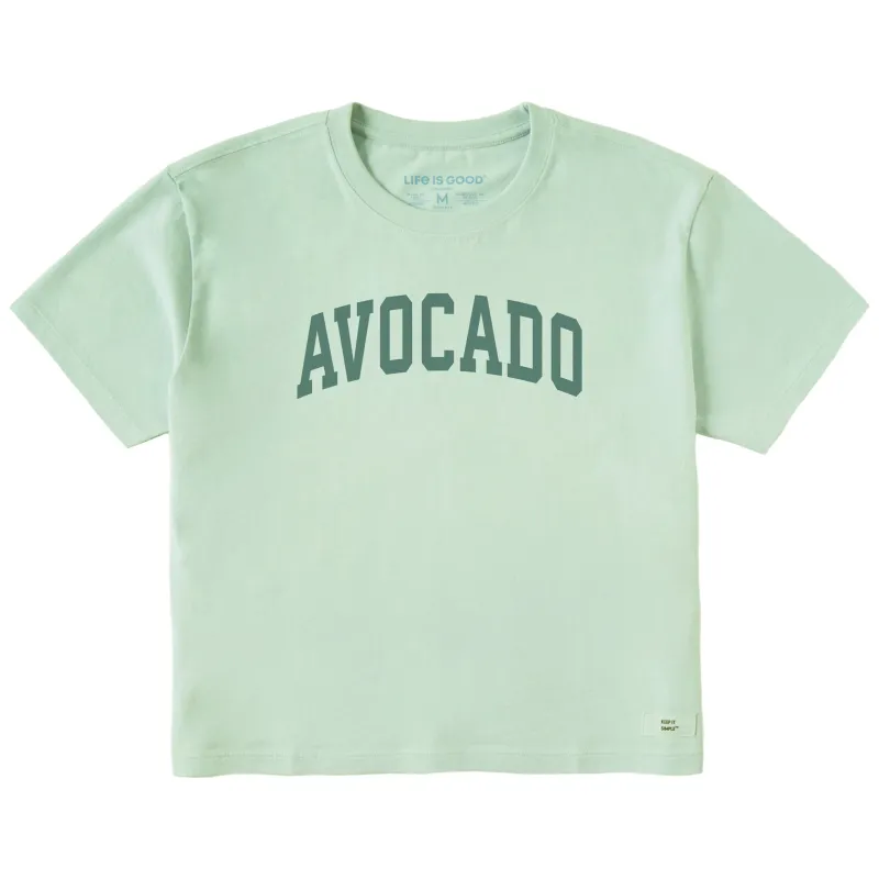 Women's Avocado Arch Short Sleeve Crusher Boxy Tee sold by Life is Good