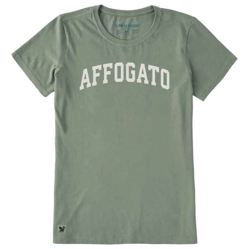 Women's Affogato Arch Short Sleeve Crusher Tee sold by Life is Good