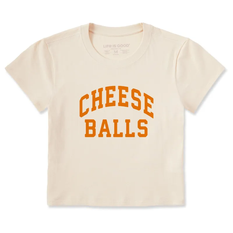 Women's Cheese Balls Arch Crusher-LITE Shrunken Tee sold by Life is Good