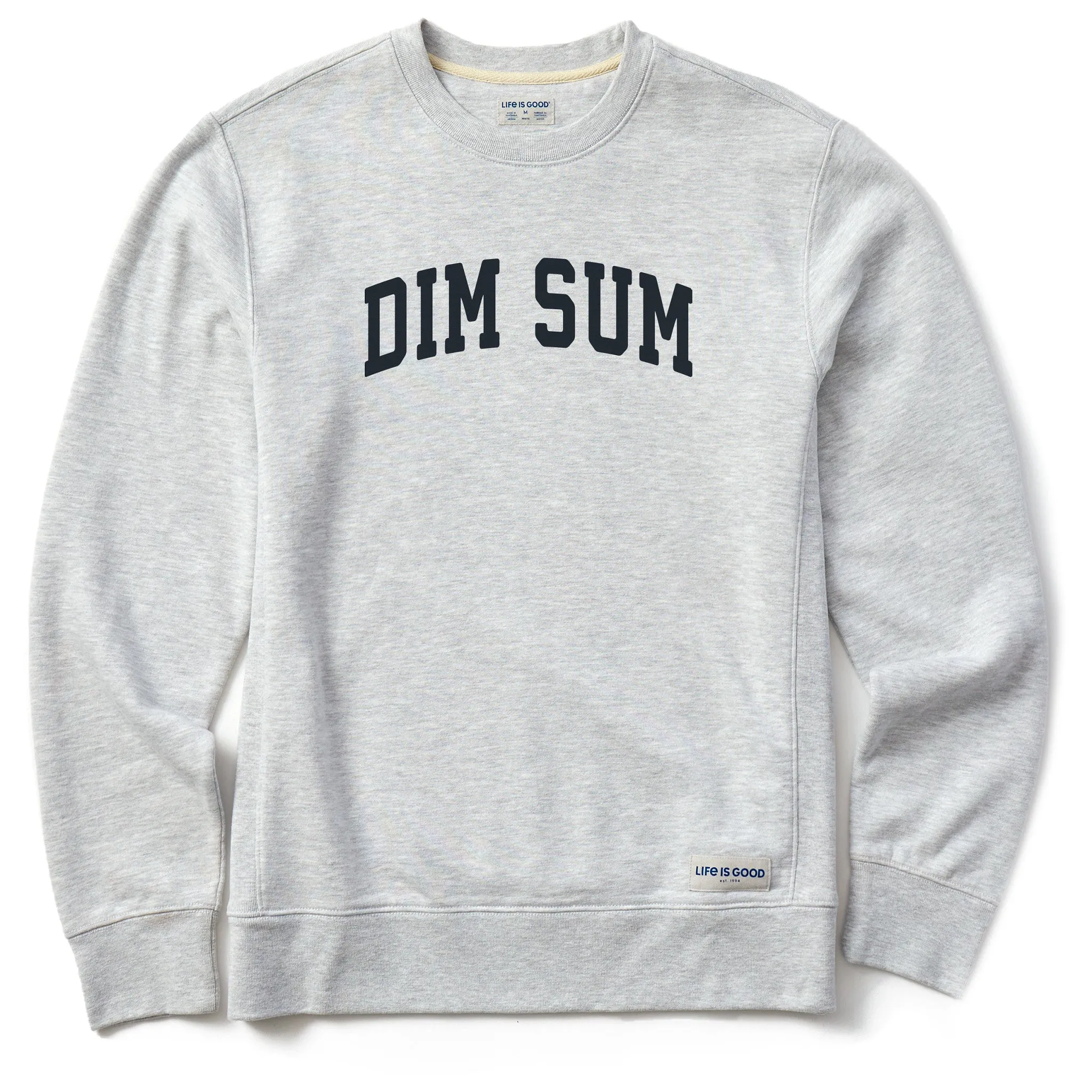 Men's Dim Sum Arch Simply True Fleece Crew sold by Life is Good