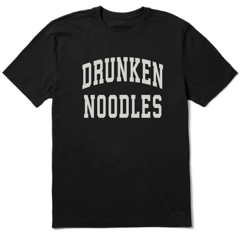 Men's Drunken Noodles Arch Short Sleeve Crusher Tee sold by Life is Good