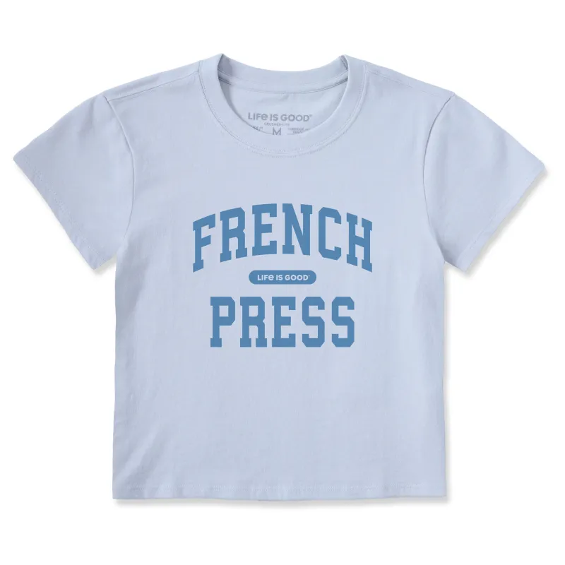Women's French Press Arch Crusher-LITE Shrunken Tee sold by Life is Good