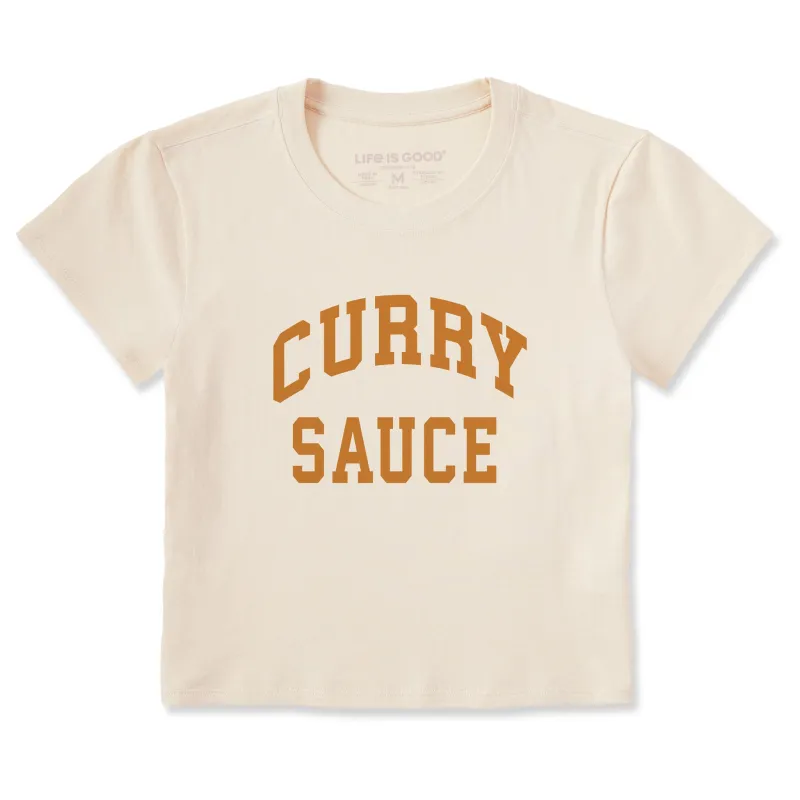 Women's Curry Sauce Arch Crusher-LITE Shrunken Tee sold by Life is Good