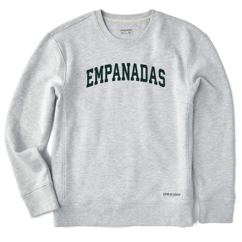 Women's Empanadas Arch Simply True Fleece Crew sold by Life is Good