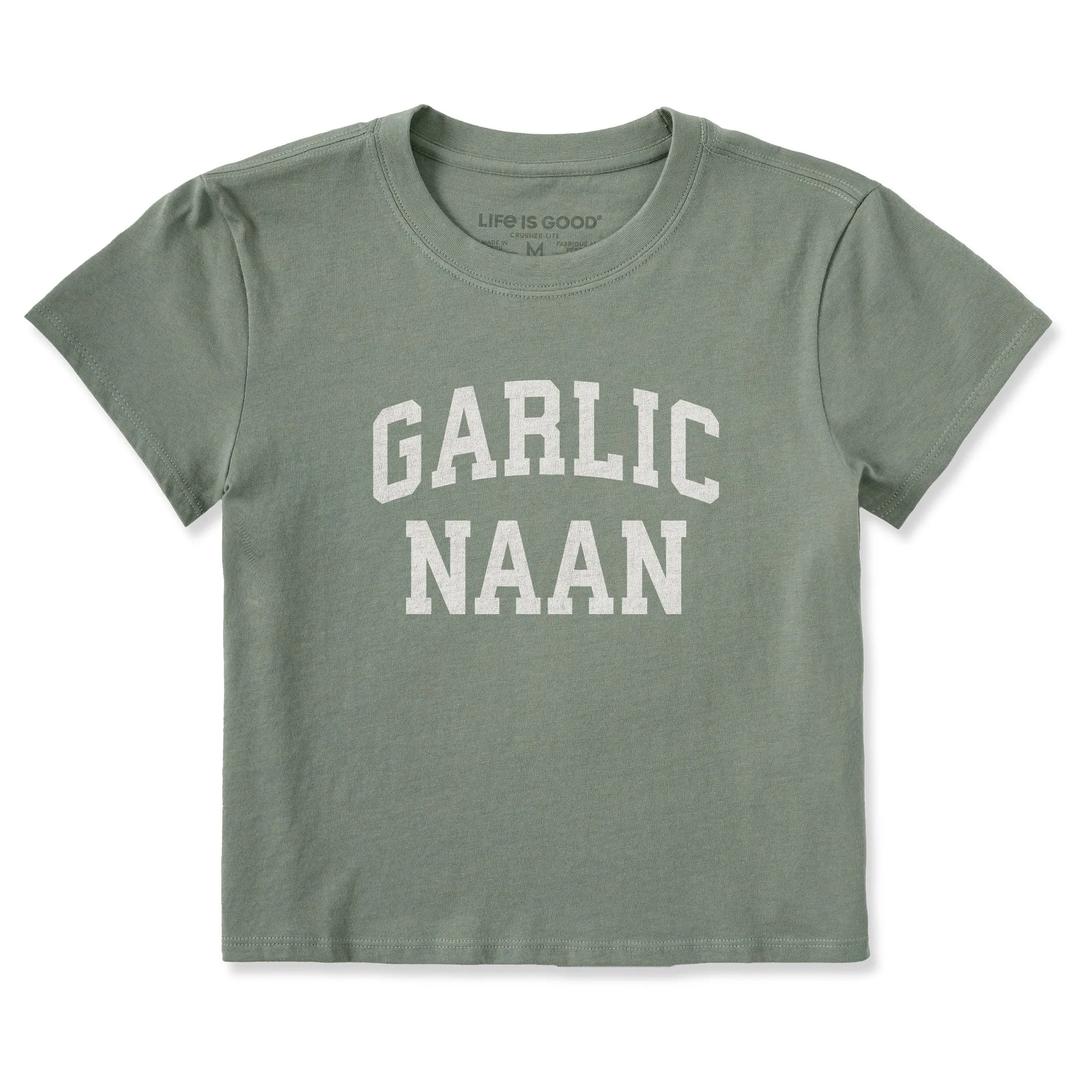 Women's Garlic Naan Arch Crusher-LITE Shrunken Tee sold by Life is Good