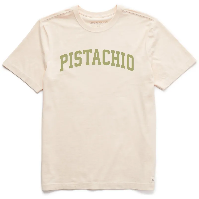 Men's Pistachio Arch Short Sleeve Crusher Tee sold by Life is Good