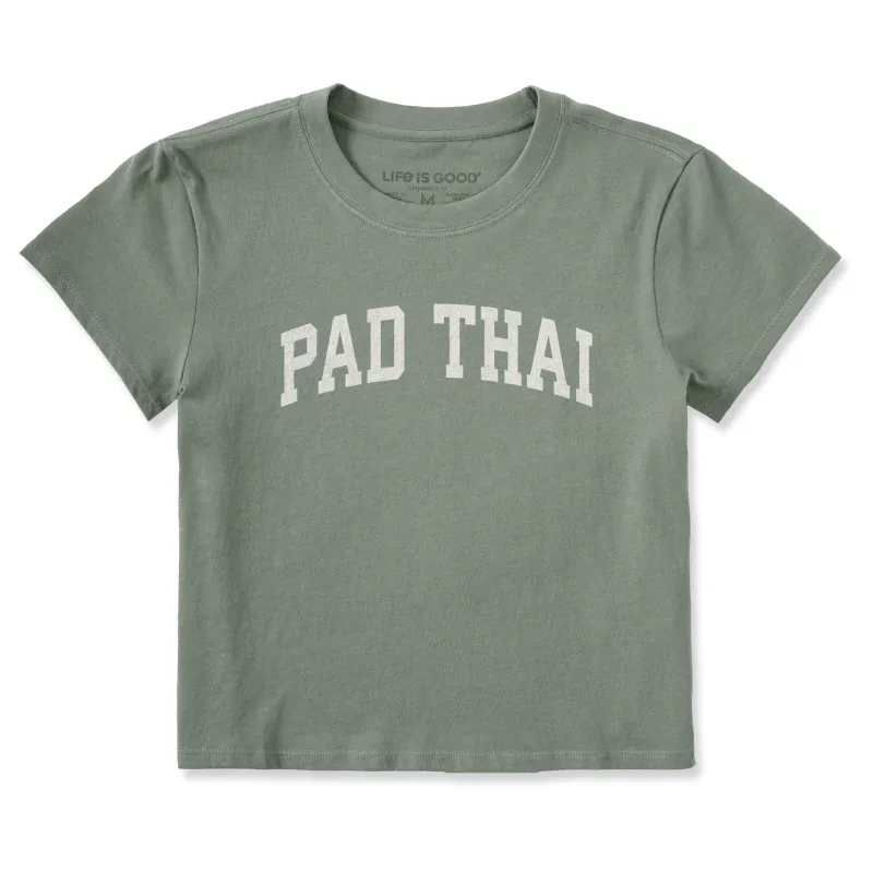 Women's Pad Thai Arch Crusher-LITE Shrunken Tee sold by Life is Good