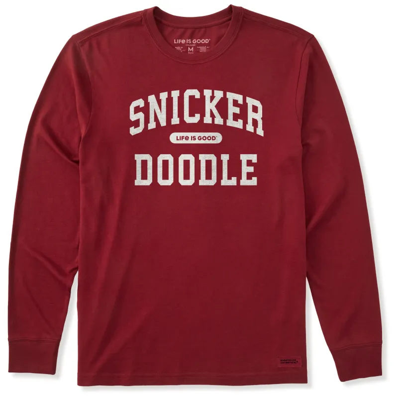 Men's Snicker Doodle Arch Long Sleeve Crusher Tee made by Life is Good