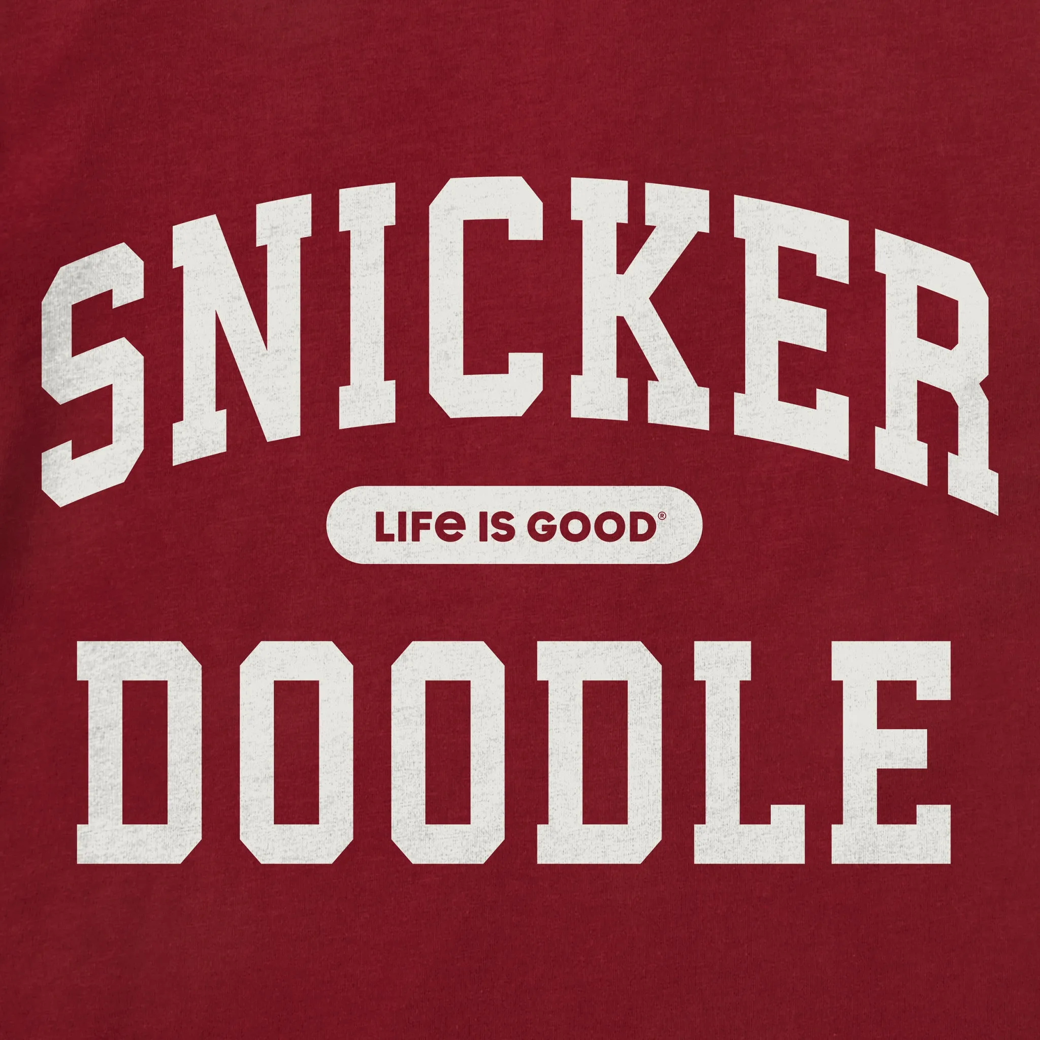 Men's Snicker Doodle Arch Long Sleeve Crusher Tee sold by Life is Good product image thumbnail 2