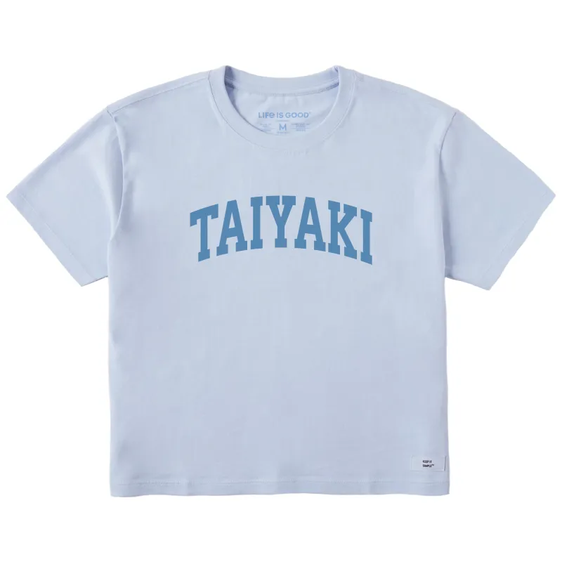 Women's Taiyaki Arch Short Sleeve Crusher Boxy Tee sold by Life is Good