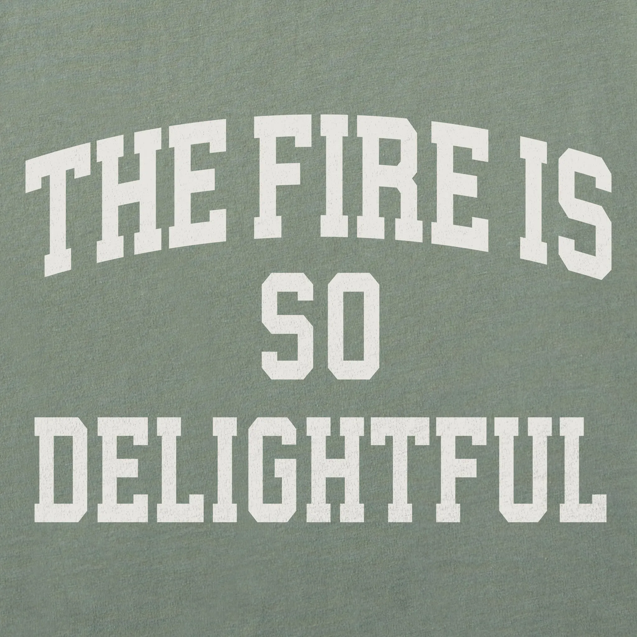 Women's The Fire is so Delightful Arch Short Sleeve Crusher Boxy Tee sold by Life is Good product image thumbnail 2