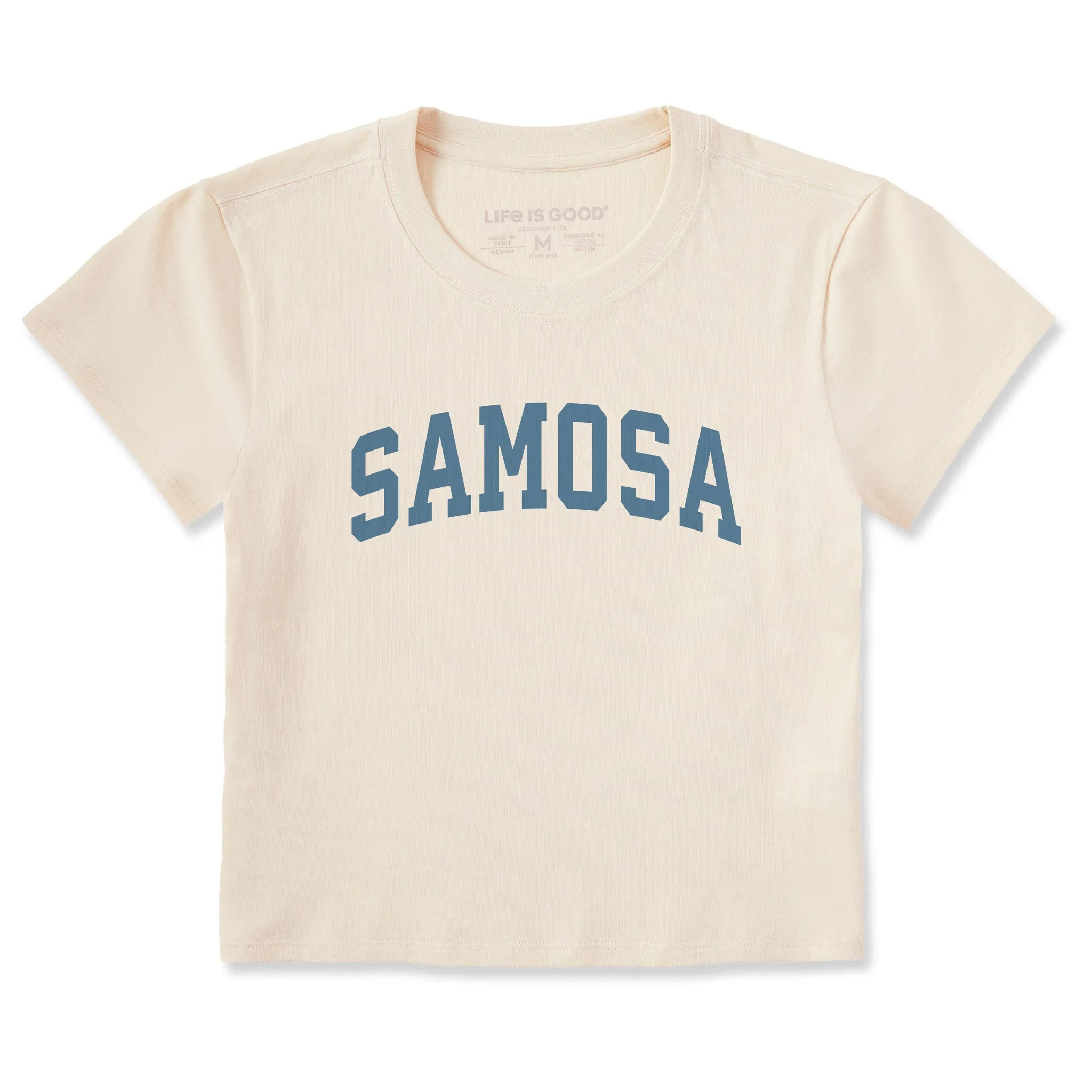 Women's Samosa Arch Crusher-LITE Shrunken Tee sold by Life is Good