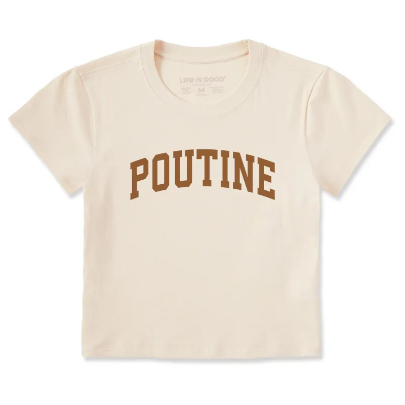Women's Poutine Arch Crusher-LITE Shrunken Tee sold by Life is Good