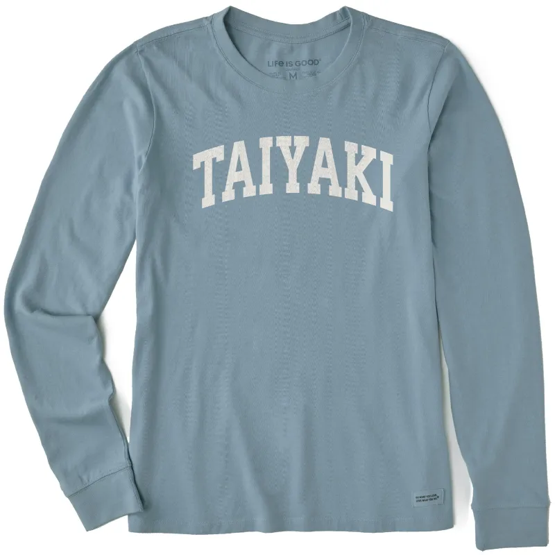 Women's Taiyaki Arch Long Sleeve Crusher Tee sold by Life is Good