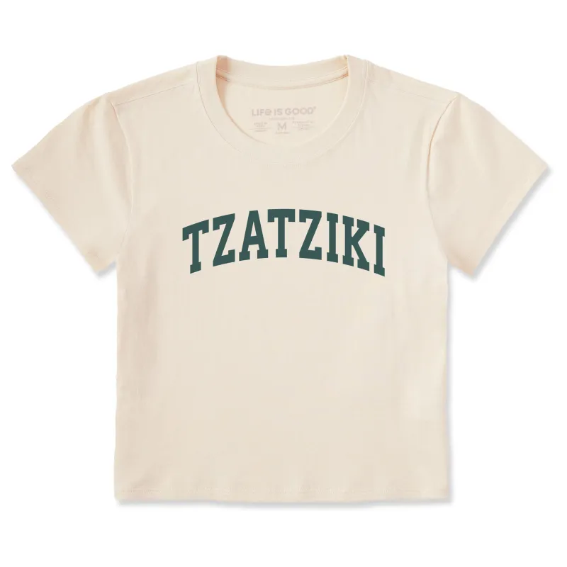 Women's Tzatziki Arch Crusher-LITE Shrunken Tee sold by Life is Good