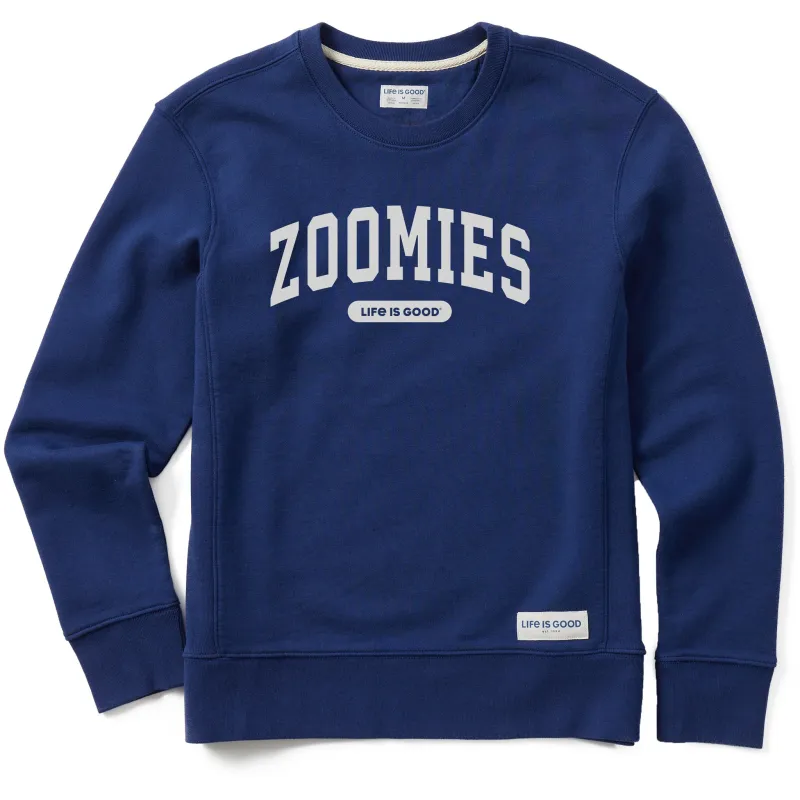 Women's Zoomies Arch Simply True Fleece Crew sold by Life is Good