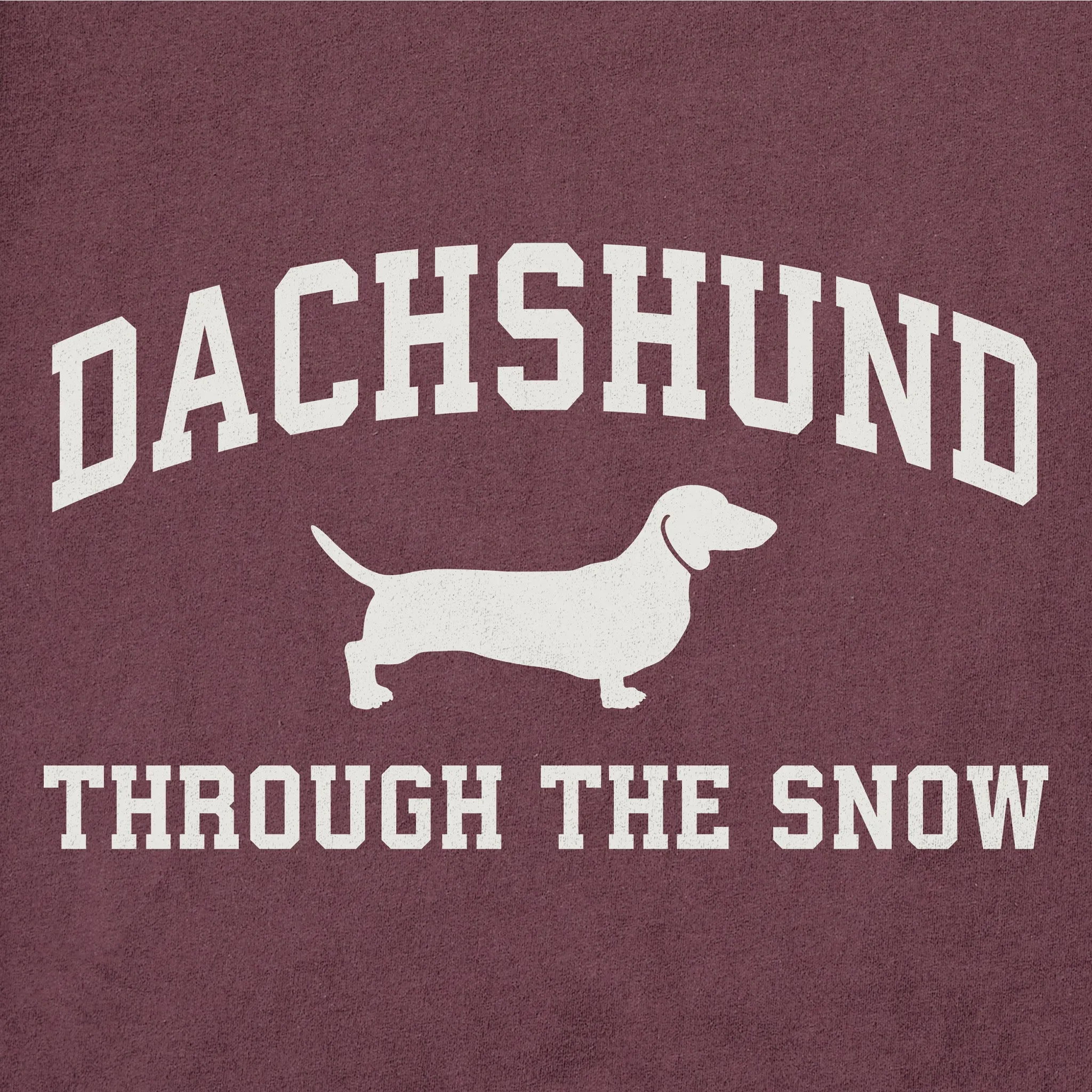 Men's Dachshunds Snow Arch Long Sleeve Crusher Tee sold by Life is Good product image thumbnail 2