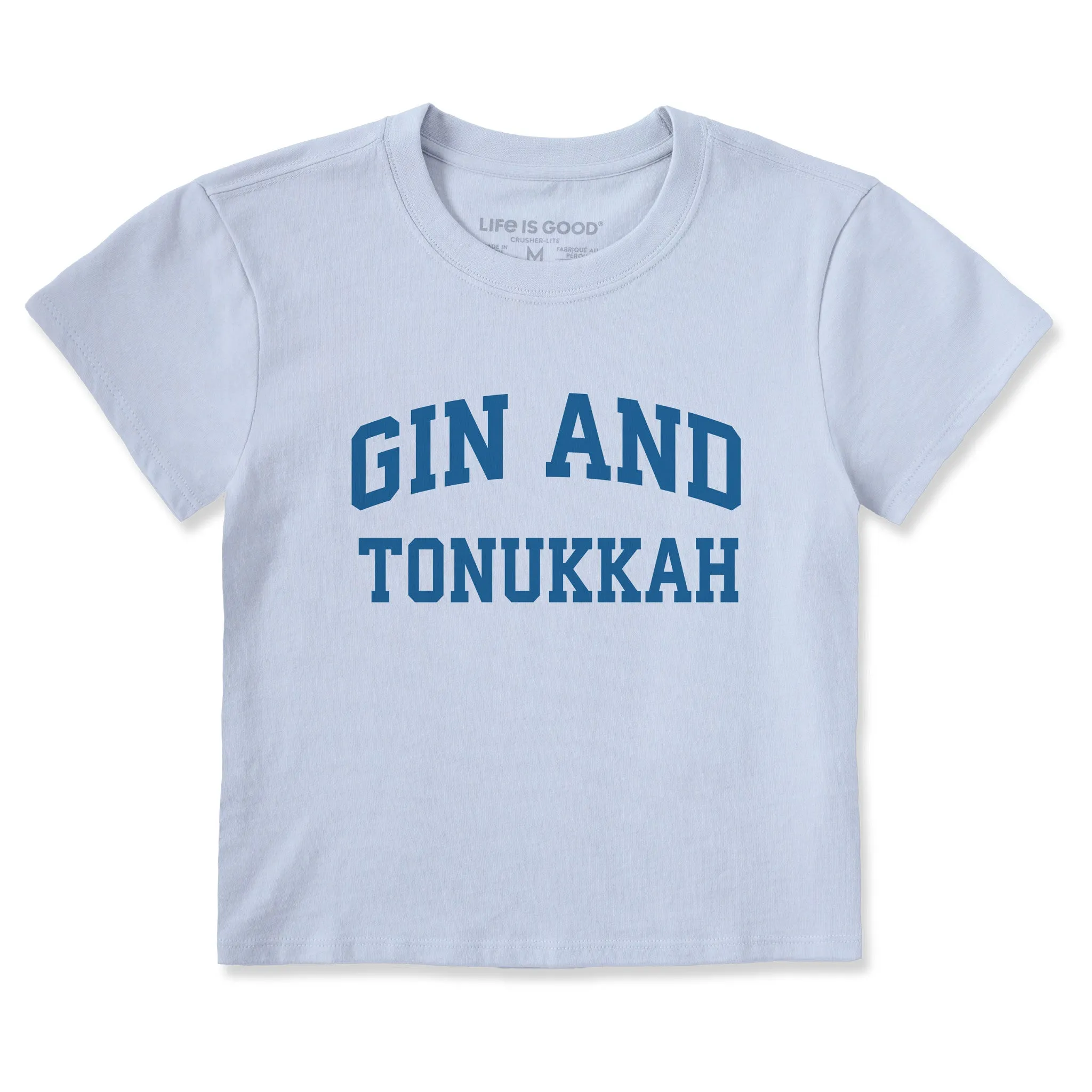Women's Gin and Tonukkah Arch Crusher-LITE Shrunken Tee sold by Life is Good