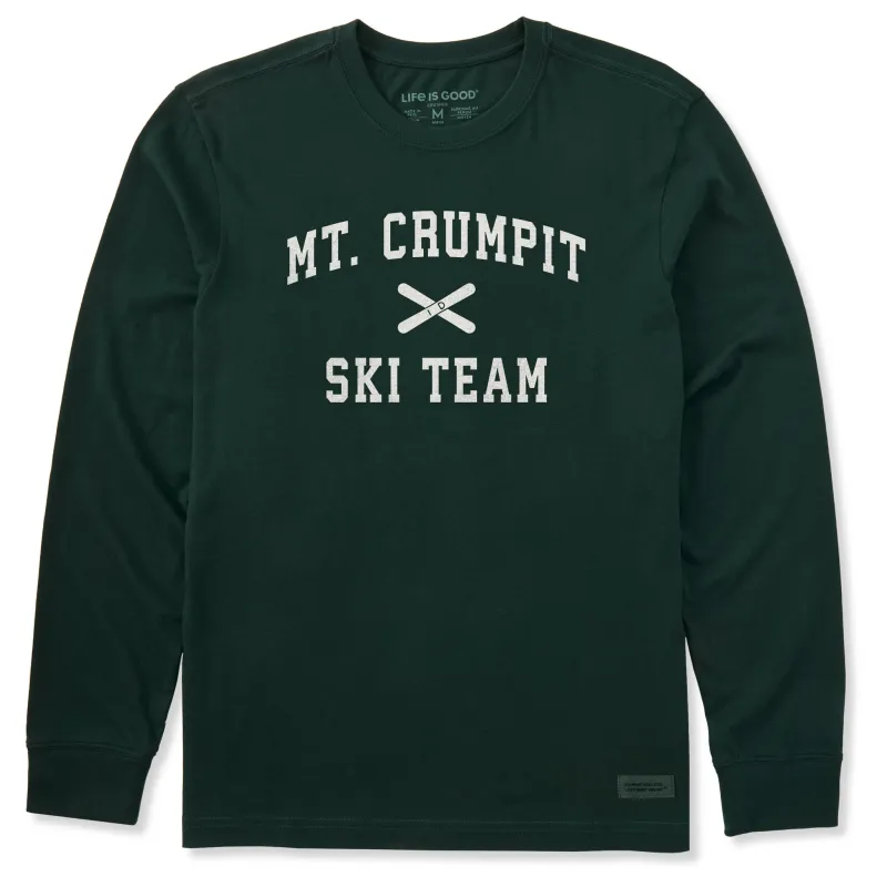 Men's Mt. Crumpit Ski Team Arch Long Sleeve Crusher Tee sold by Life is Good