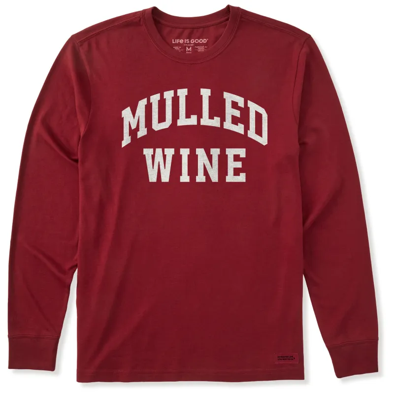 Men's Mulled Wine Arch Long Sleeve Crusher Tee sold by Life is Good