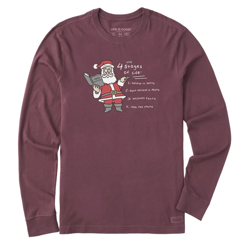 Men's Aging Gracefully Long Sleeve Crusher Tee sold by Life is Good