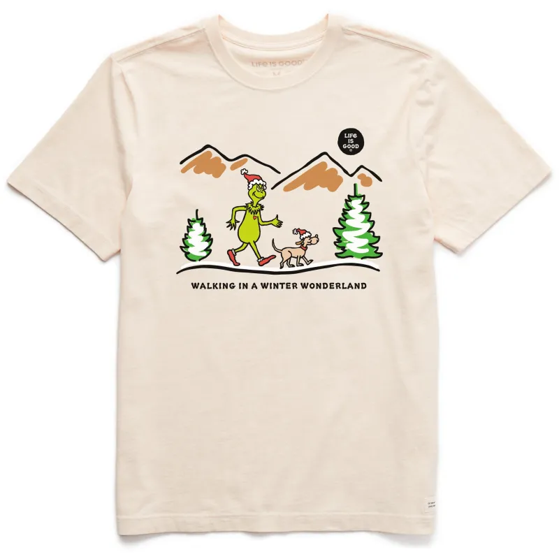 Men's Grinch and Max Scape Short Sleeve Crusher Tee sold by Life is Good