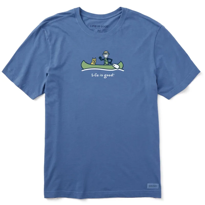 Men's Jake and Rocket Canoe Short Sleeve Tee sold by Life is Good