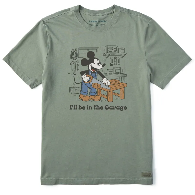 Men's I'll Be in the Garage Willie Short Sleeve Tee sold by Life is Good