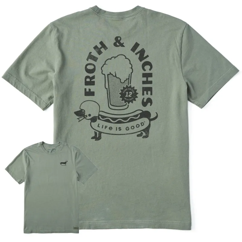 Men's Froth and Inches Short Sleeve Tee sold by Life is Good