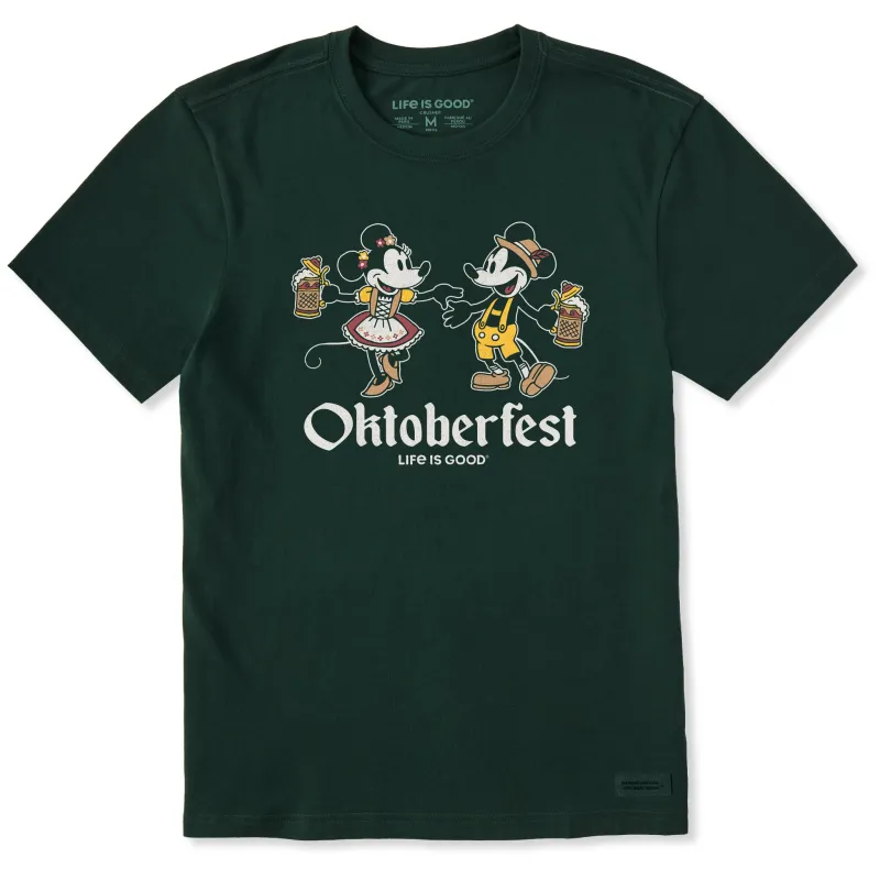 Men's Oktoberfest Dancers Short Sleeve Crusher Tee sold by Life is Good