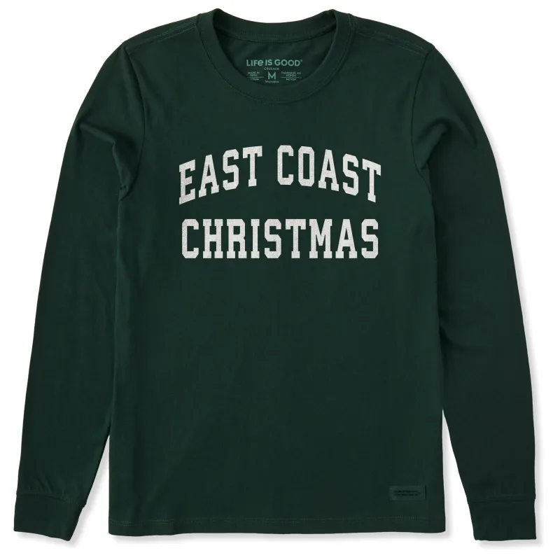 Women's East Coast Christmas Arch Long Sleeve Crusher Tee made by Life is Good