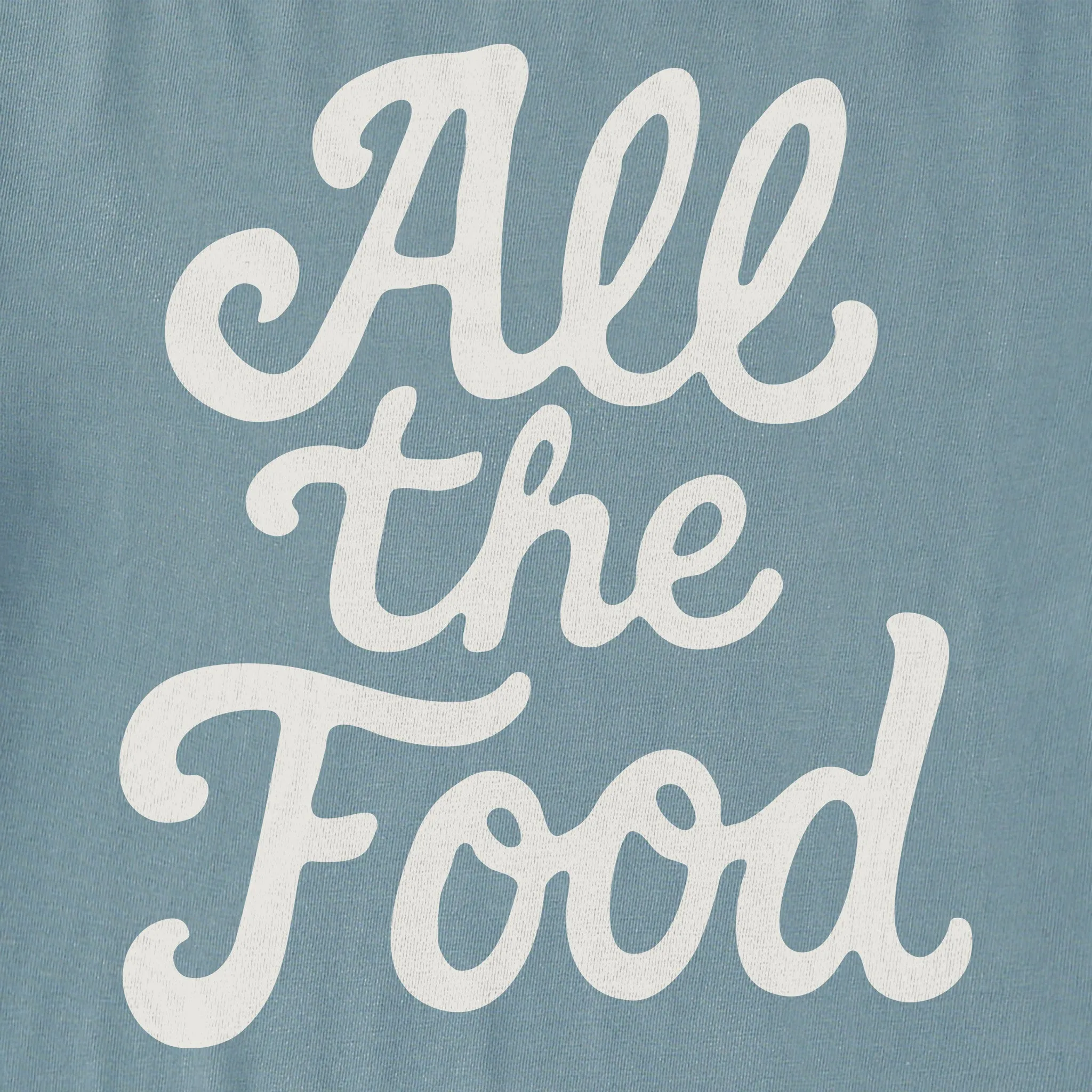 Women's All the Food Script Long Sleeve Crusher Boxy Tee sold by Life is Good product image thumbnail 2