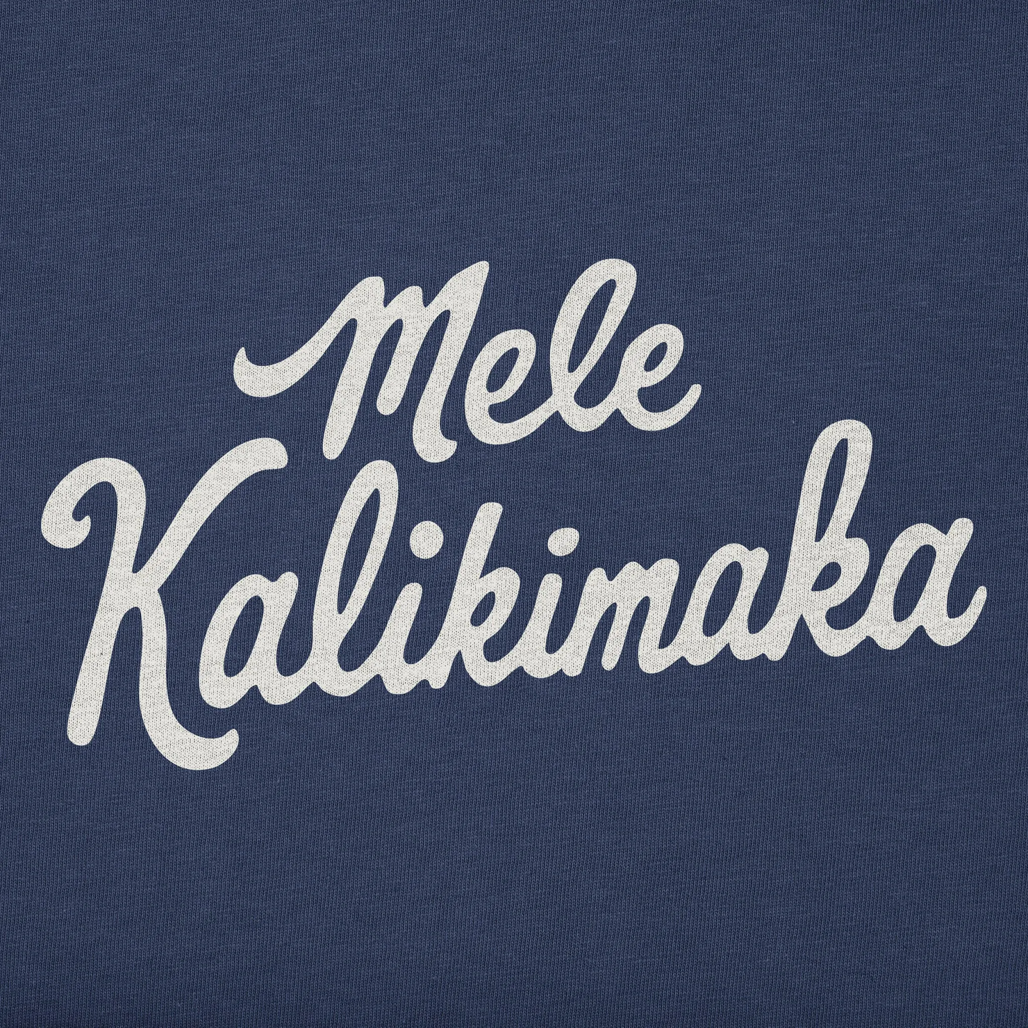 Men's Mele Kalikimaka Script Long Sleeve Crusher Tee sold by Life is Good product image thumbnail 2