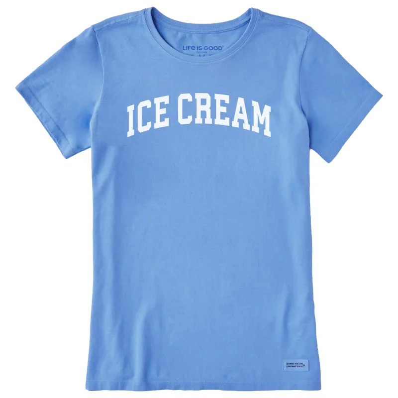 Women's Ice Cream Arch Short Sleeve Crusher Tee made by Life is Good