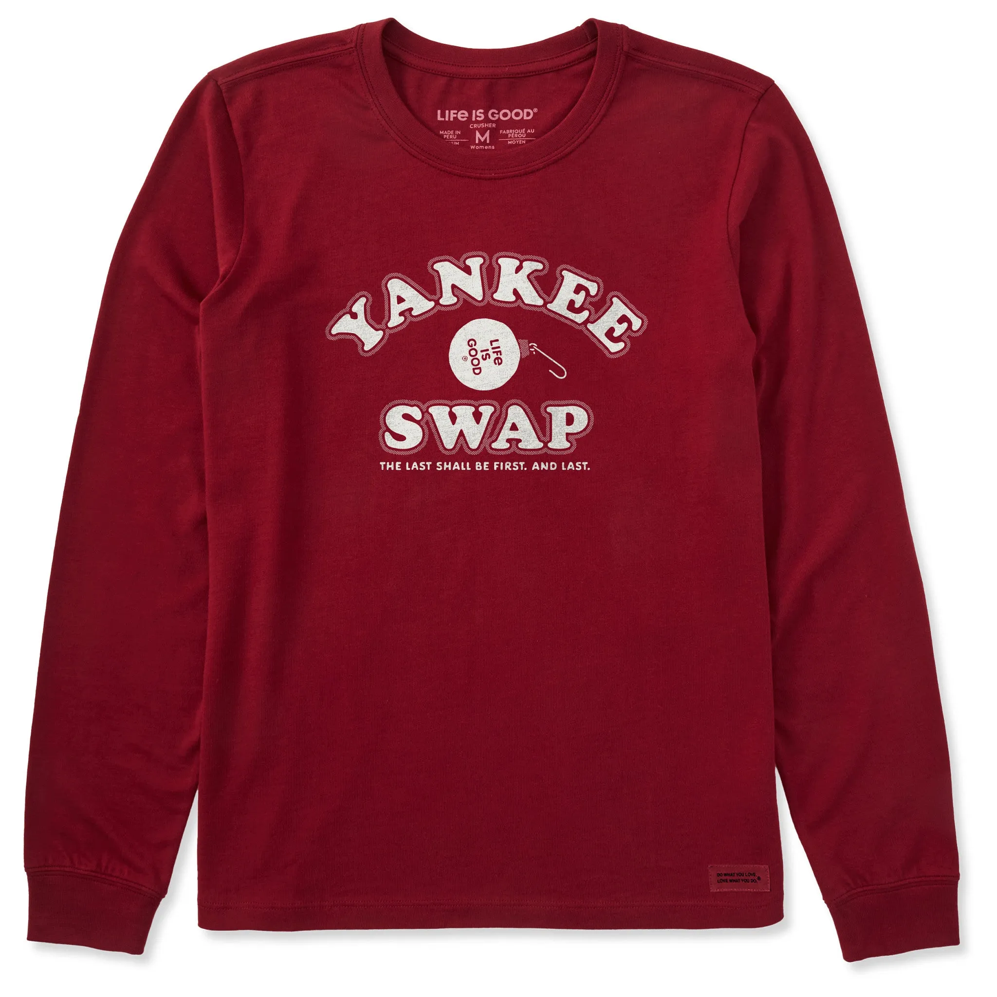 Women's Yankee Swap Long Sleeve Crusher Tee sold by Life is Good