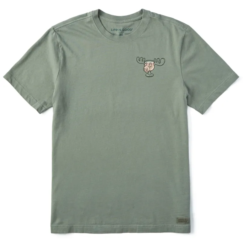Men's Moose Cup Short Sleeve Crusher Tee sold by Life is Good