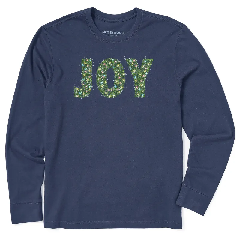 Men's Joy Sparkle Long Sleeve Crusher Tee sold by Life is Good