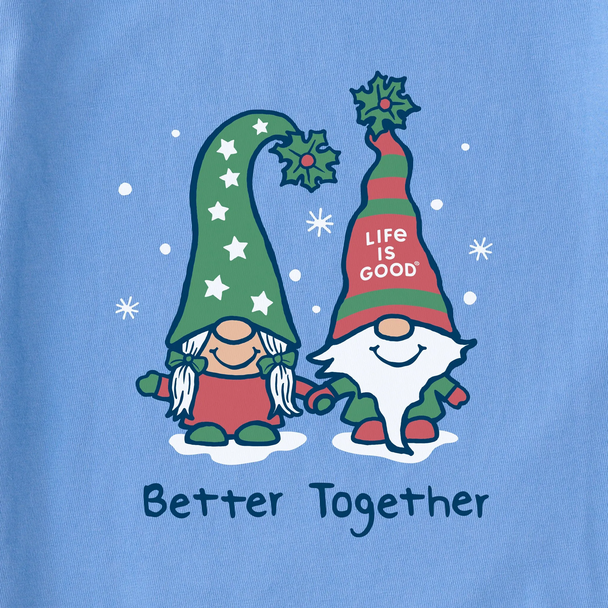 Women's Better Together Gnomes Long Sleeve Crusher Tee sold by Life is Good product image thumbnail 2