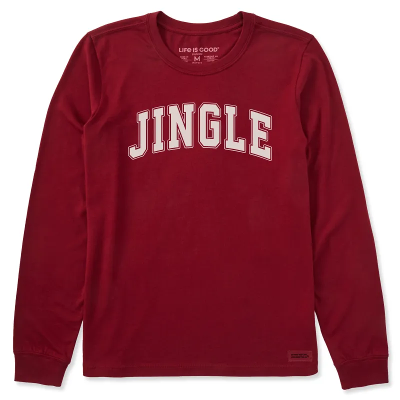 Women's Jingle Arch Long Sleeve Crusher Tee made by Life is Good