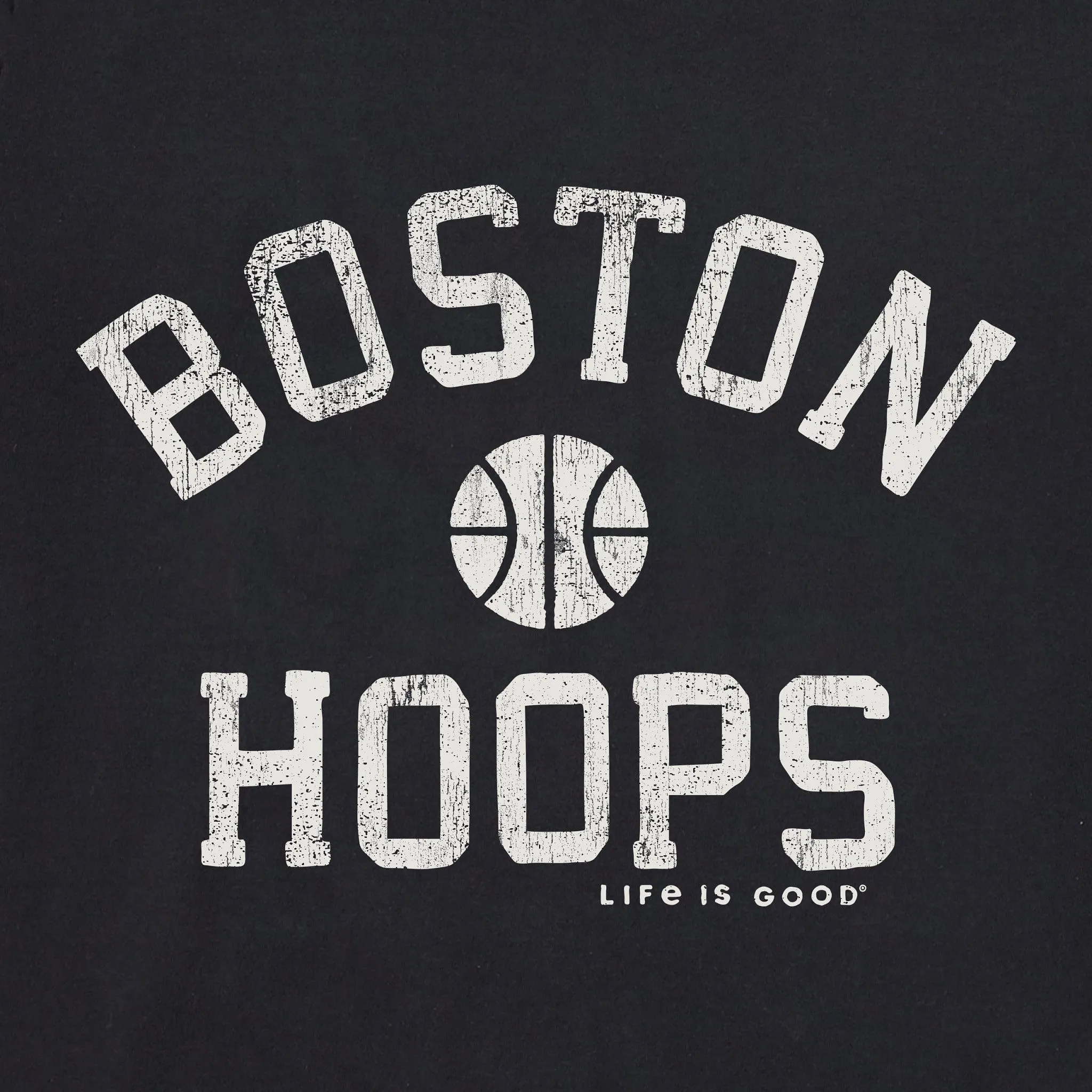 Women's Boston Hoops Crusher-LITE Shrunken Tee sold by Life is Good product image thumbnail 2