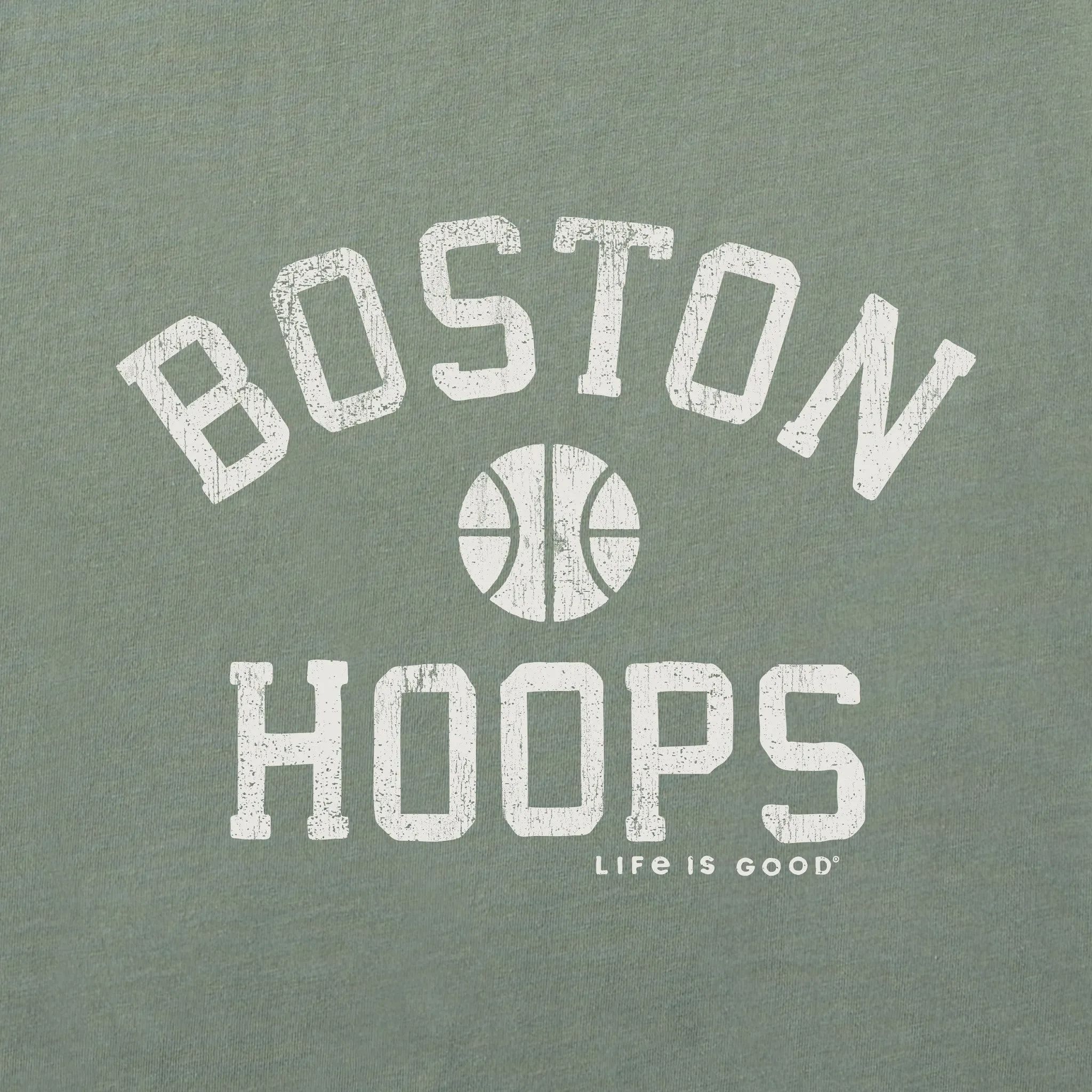 Men's Boston Hoops Short Sleeve Crusher Tee sold by Life is Good product image thumbnail 2