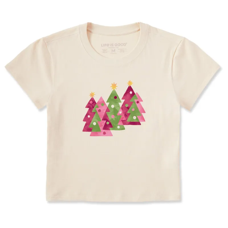 Women's Christmas Trees Crusher-LITE Shrunken Tee sold by Life is Good