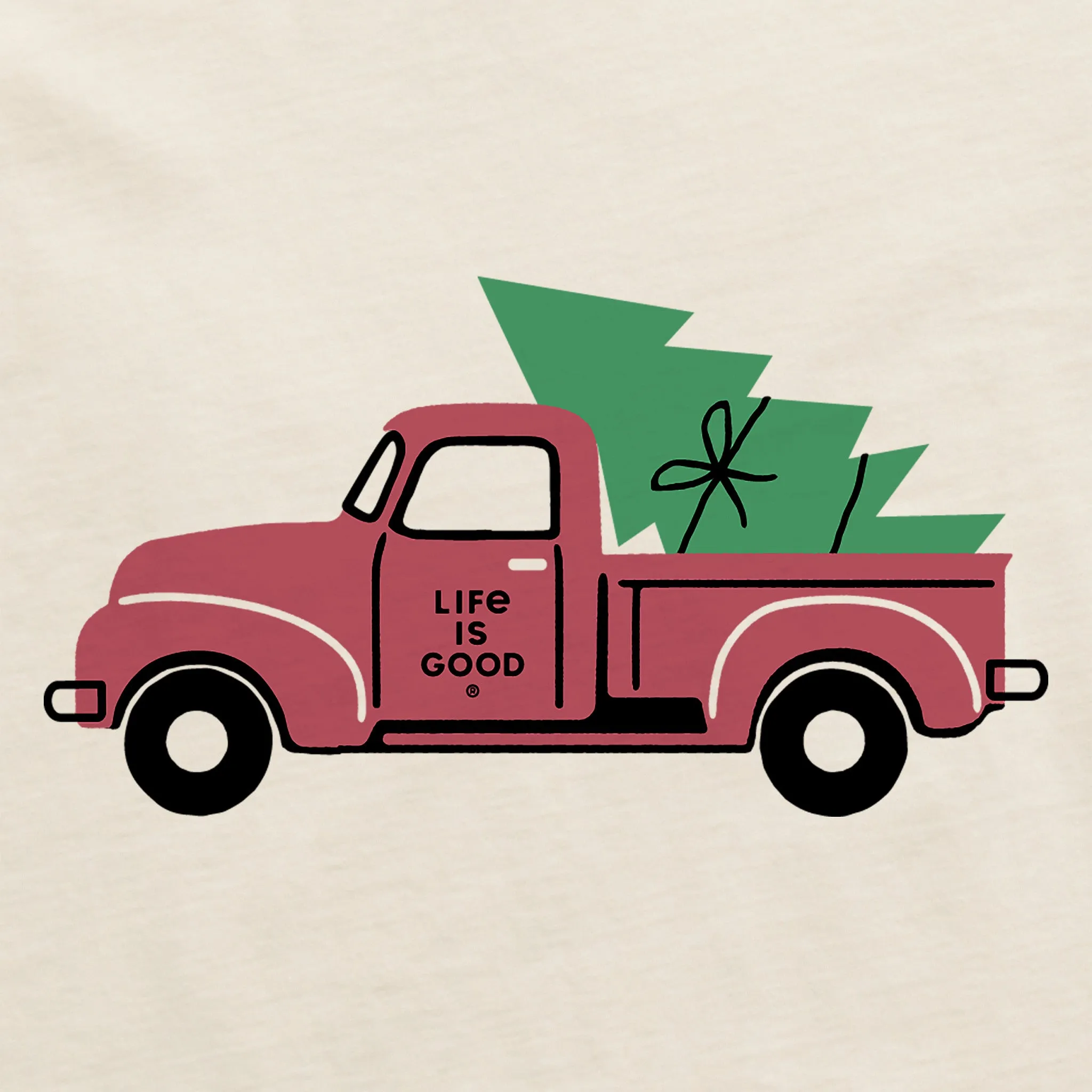 Women's Little Tree in Truck Crusher-LITE Shrunken Tee sold by Life is Good product image thumbnail 2