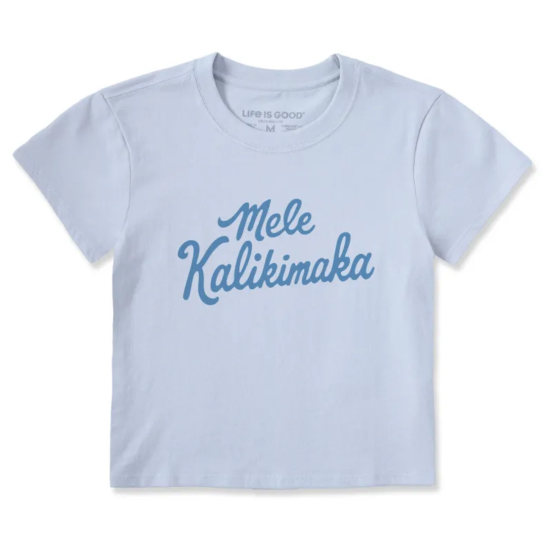 Women's Mele Kalikimaka Script Crusher-LITE Shrunken Tee sold by Life is Good