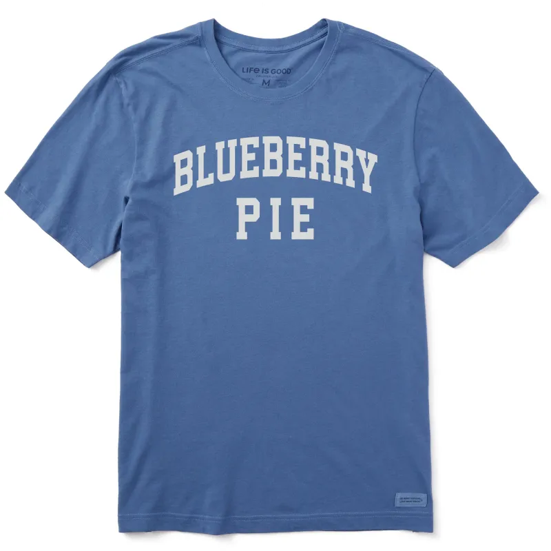 Men's Blueberry Pie Arch Short Sleeve Crusher Tee sold by Life is Good